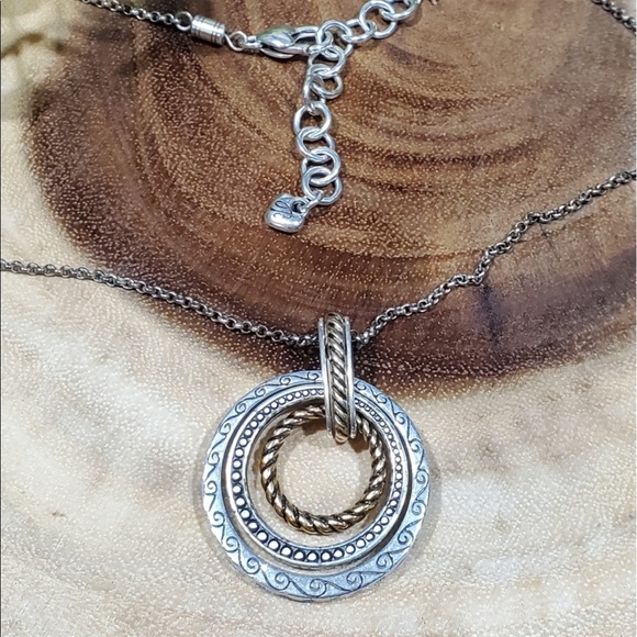 Authentic vintage Brighton gold/silver necklace - Picture 6 of 6